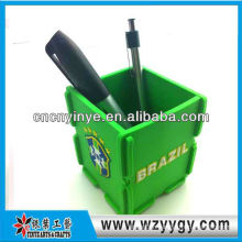 Office Gift cartoon soft pvc pen holder for stationery